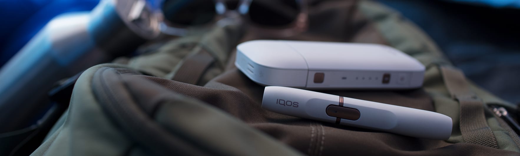 Vue de la cigarette électronique IQOS