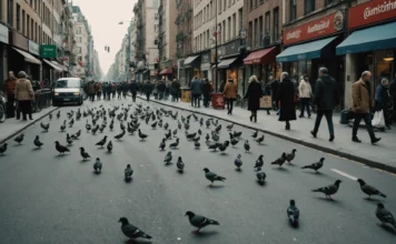 pigeons en ville