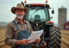 Comment choisir la meilleure assurance multirisques agricole pour votre exploitation ? Ferme avec fermier et tracteur pour assurance agricole